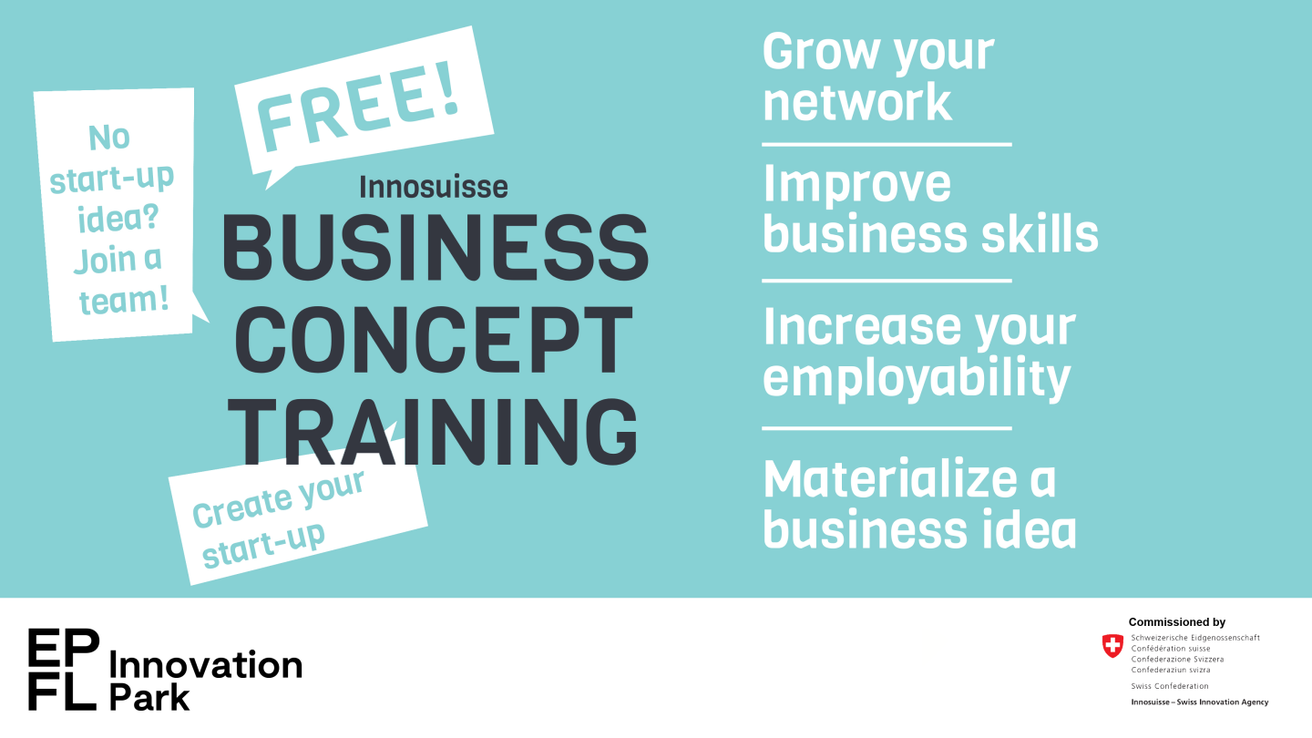Business concept training poster